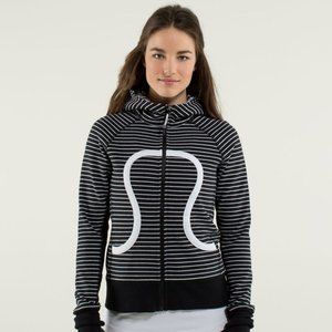 LULULEMON Scuba Hoodie Size 8 Striped